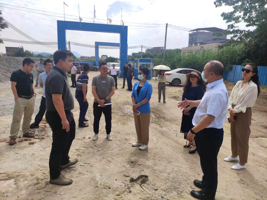 省生态修复协会调研组赴惠州调研全域土地整治矿地融合试点事情