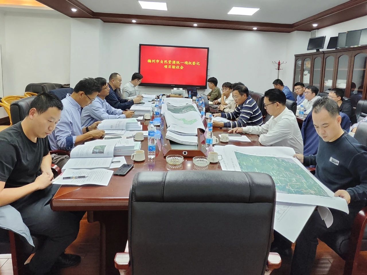 赞！必发测绘自然资源统一确权挂号项目顺遂通过验收