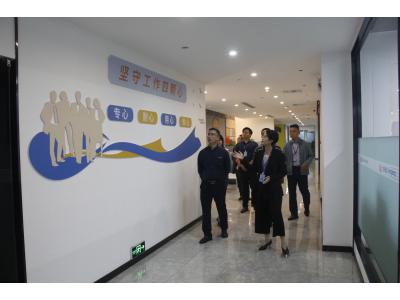 广东省水利水电第三工程局向导一行莅临必发集团旅行交流